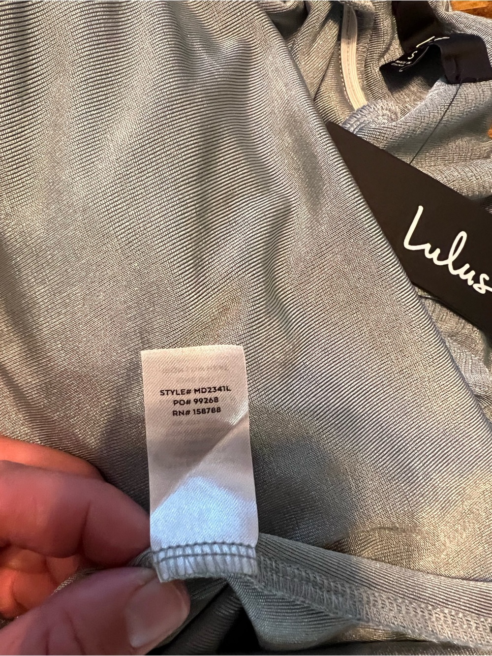 Lulu's Light Green/Blue Ruched Maxi Dress - Picture 5 of 6